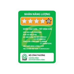 Alternative view of Điều hòa Panasonic 2 Chiều Inverter 12000 BTU XZ12BKH-8